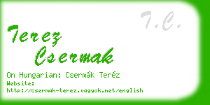 terez csermak business card